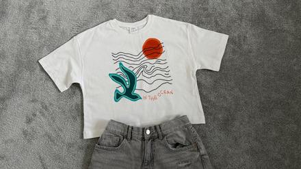 Tričko s oceánom, zara,152