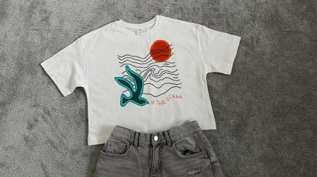 Tričko s oceánom, zara,152