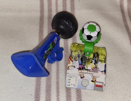 Detský zvonček a trubka na bicykel, 