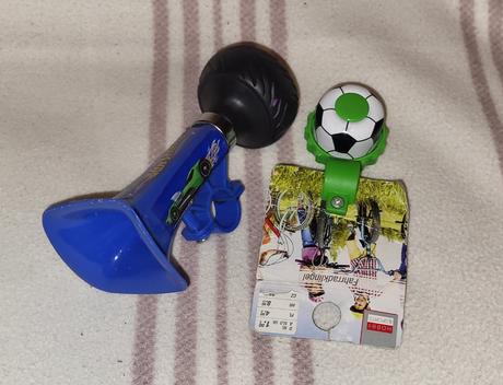 Detský zvonček a trubka na bicykel, 