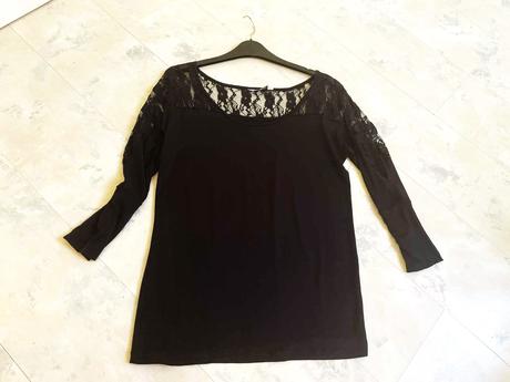 Tričko s krajkou, l