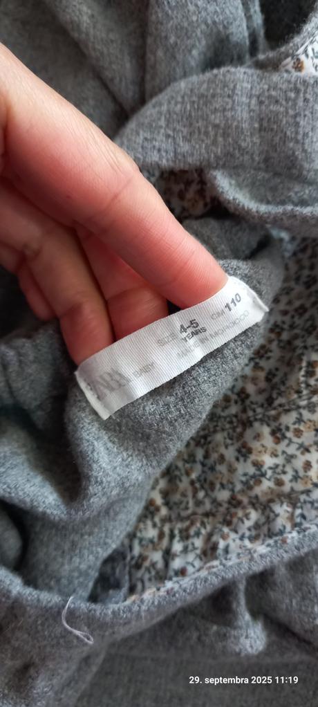 Teplá suknička, zara,110