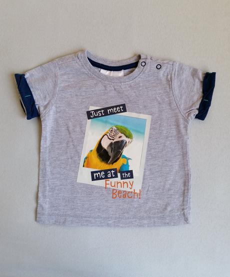 Tričko s papagájom veľ. 74, ergee,74