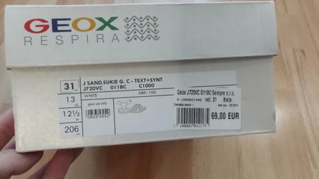 Sandálky geox, geox,31