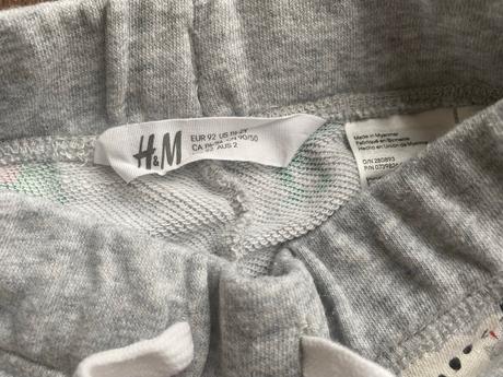 Tepláčiky vianočné, h&m,92