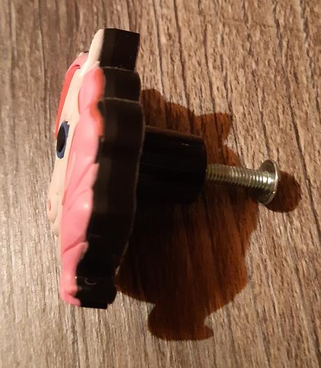 Ruzova uchytka konik+2 koncovky na garnize, 