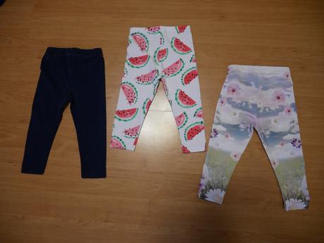 Balenie legín-len svetlé, h&m,86