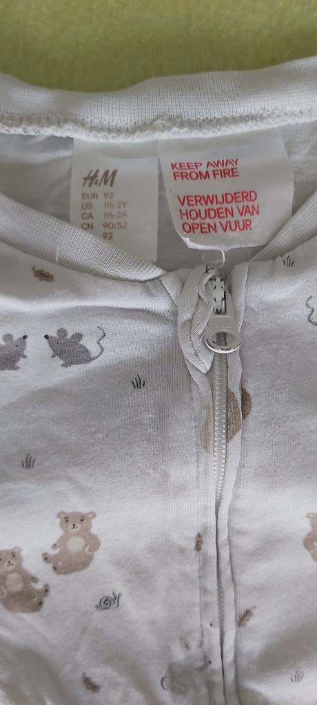 Overal/pyžamko zvieratká h&m 92, h&m,92
