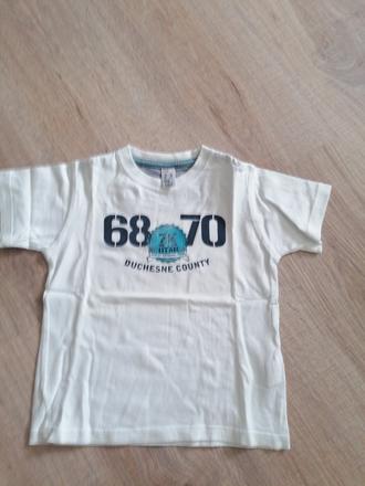 Biele tričko 2-3 roky., 98