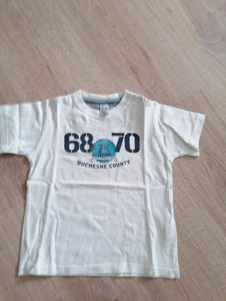 Biele tričko 2-3 roky., 98