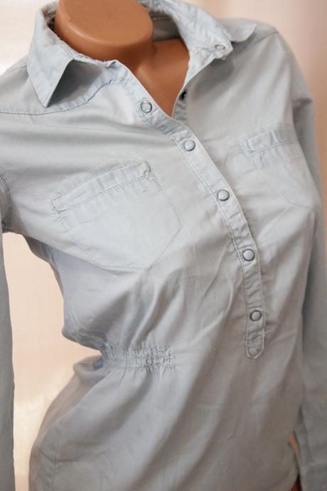 Bledo modrá rifľová košeľa xs, reserved,xs