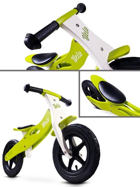 Detské odrážadlo kolo velo black,