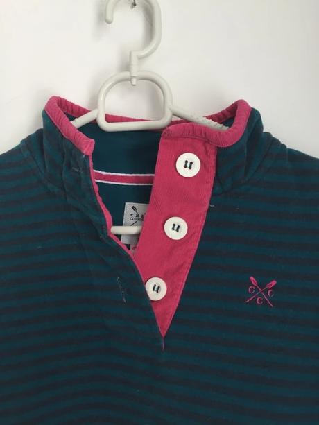Dievčenská bavlnená mikina crew clothing co. 122, 122