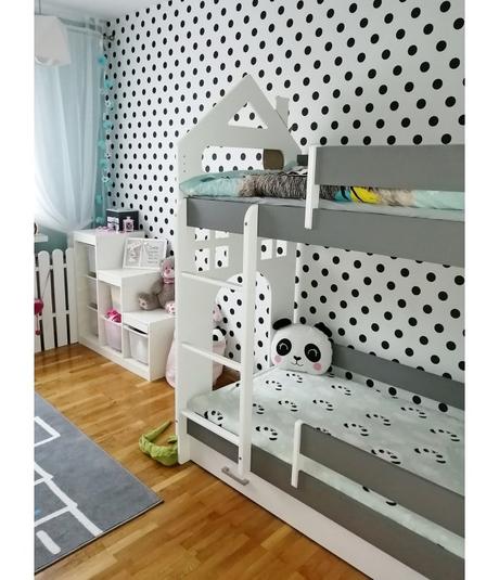 Poschodová posteľ+matrace, šírka (cm): 80,dĺžka (cm): 160