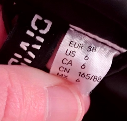 Čierna bunda divided, h&m,38