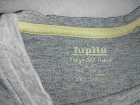 2ks tričká hrošík 86/92, lupilu,92