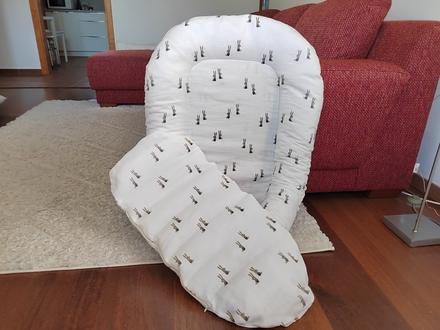 Mušelínové hniezdo kojkoj - zajačikovia, šírka (cm): 55,dĺžka (cm): 90