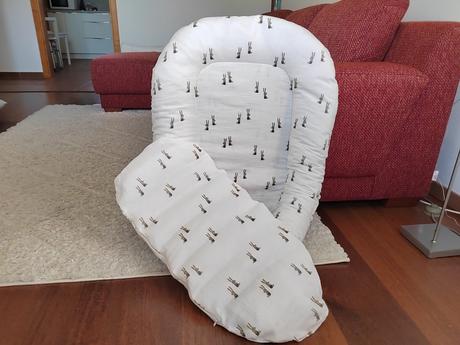 Mušelínové hniezdo kojkoj - zajačikovia, šírka (cm): 55,dĺžka (cm): 90