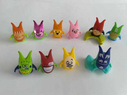 Plamienky z kinder vajíčok,