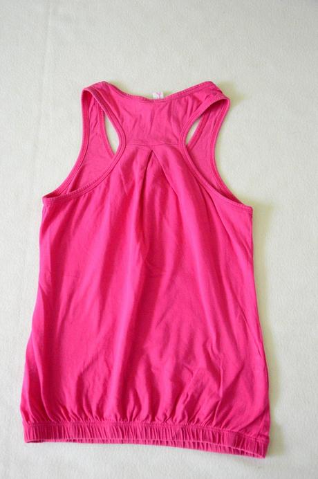 Ružové tielko - top 140-146, new look,140