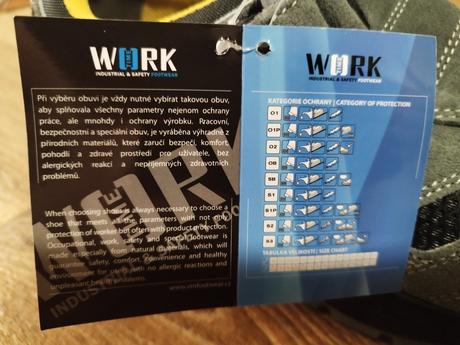 Pracovné topánky, bern grey, 43