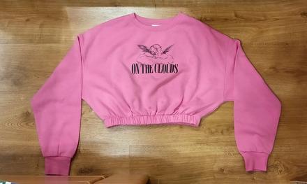 Ružová mikina, terranova,m