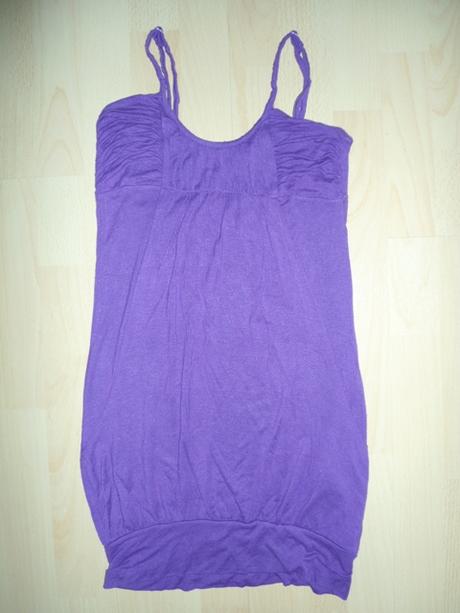 Fialove dlhsie tricko na leginy, amisu,xs