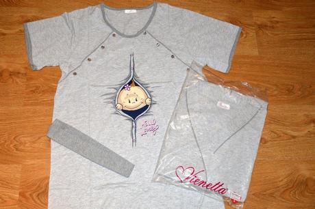 Tehotenská súpravička župan a nočná košeľa, vienetta secret,l / m / s / xl