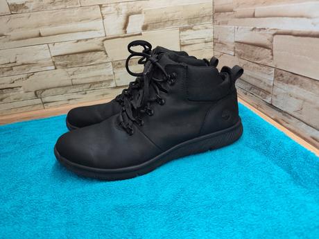 Timberland 44 - pánske kožené čierne nezateplené t, timberland,44