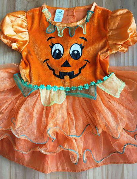 Karnevalové šaty tekvica na 3-4 roky, 