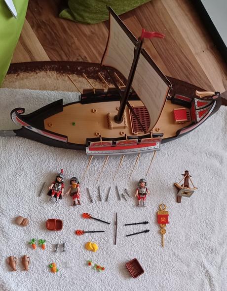 Playmobil rimska galéria + extra vojaci/4+4/, 