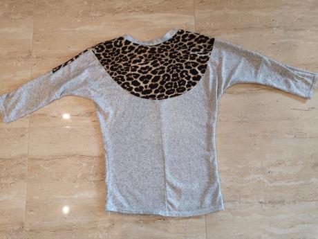 Tričko s leopardím vzorom, xs