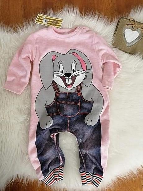 Detské dupačky sivé so slonikom, 62 / 68 / 74 / 80 / 86