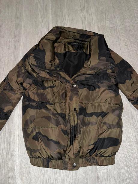Zara camouflage stylova zimna bombera-bunda, zara,s