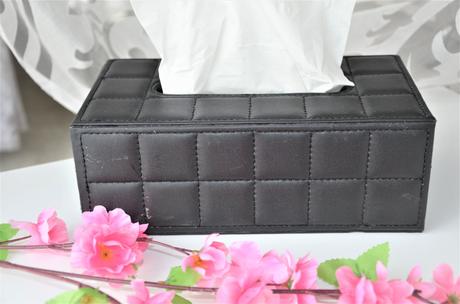 Koženný box na servítky,