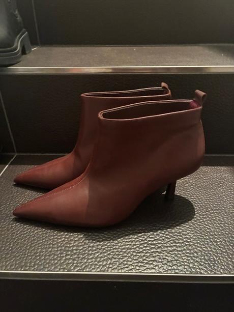 Zara členkové topánky kožené, mango,39