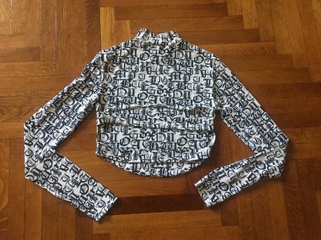 Top s dlhým rukavom l, bershka,l