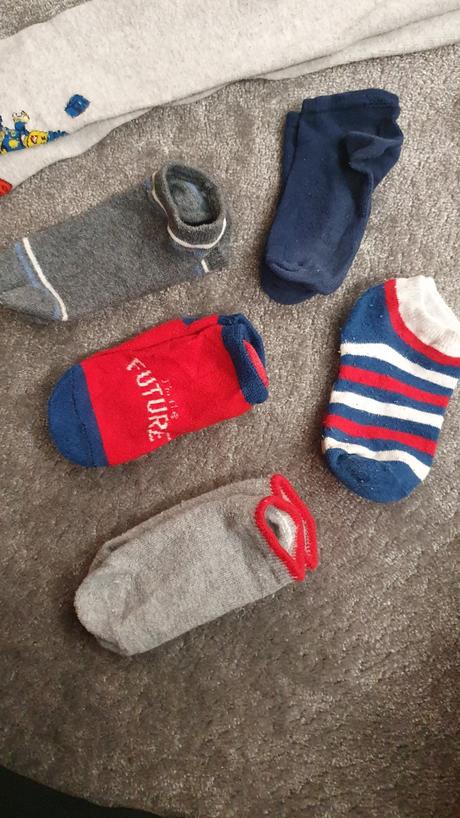 5 párov ponožky 23- 25, 25