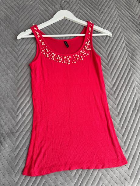 Korálkové tričko, amisu,s