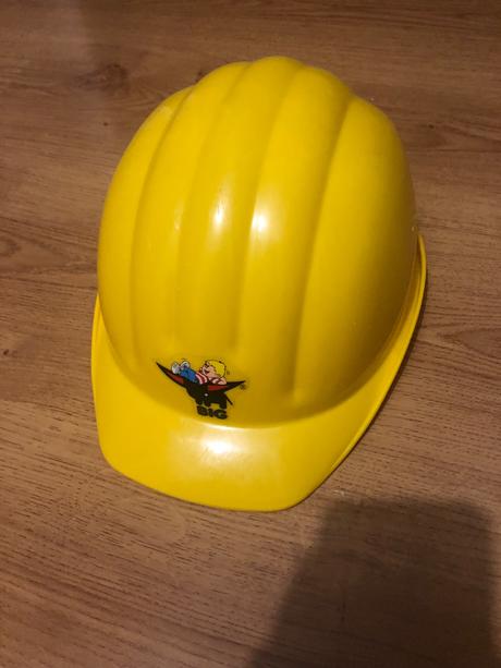 Žltá stavbárska helma/ prilba, 