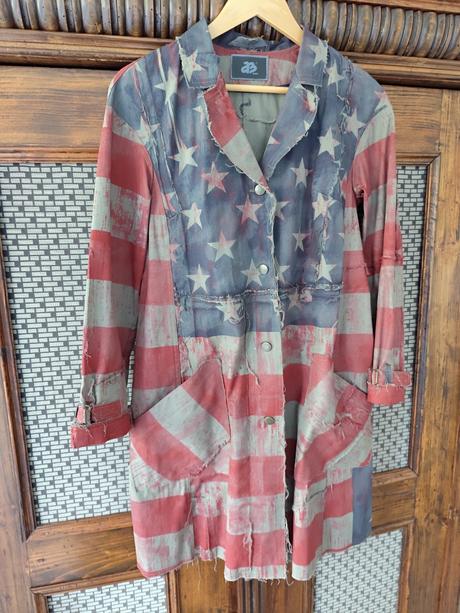 Prechodný dámsky kabátik, s