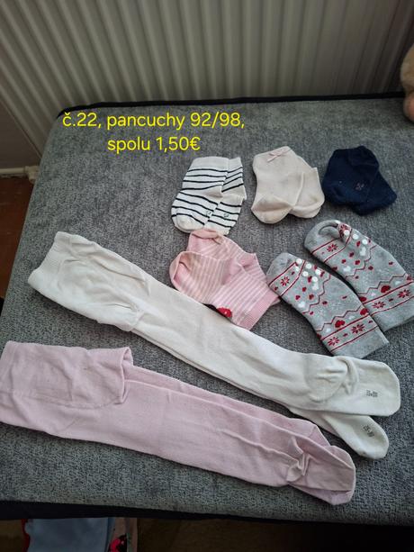 Ponožky/pancusky, 86–98