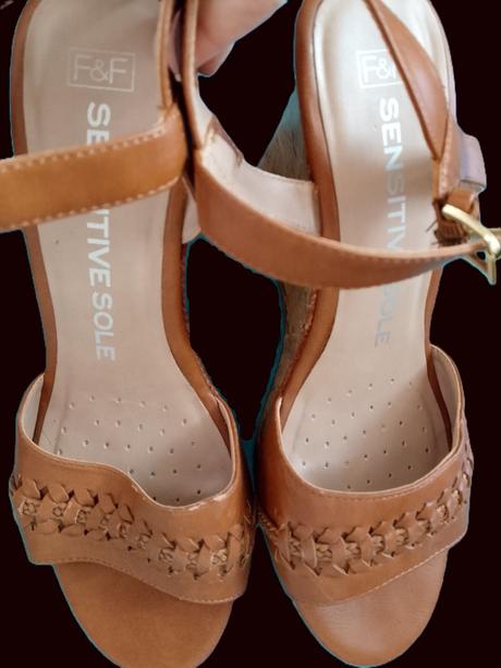 Sandalky na platforme, f&f,39