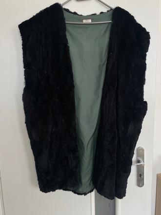 Kožušinová vesta, s