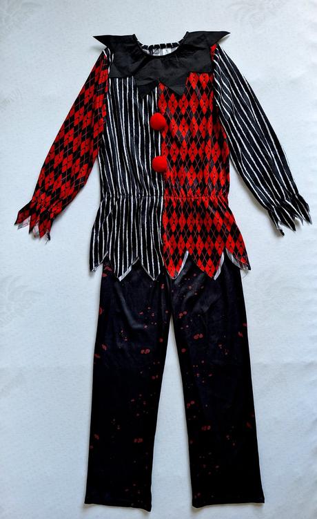 Joker / zombie klaun, exkluzívny kostým v.134-140,