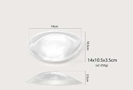 Silikónové vypchávky do plaviek/podprsenky, 75a