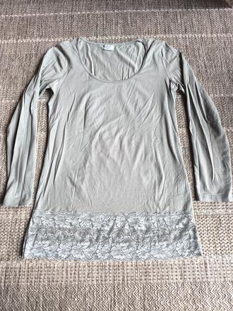 Tričko s čipkou, xxl