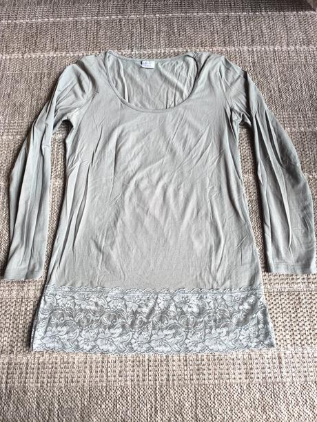 Tričko s čipkou, xxl