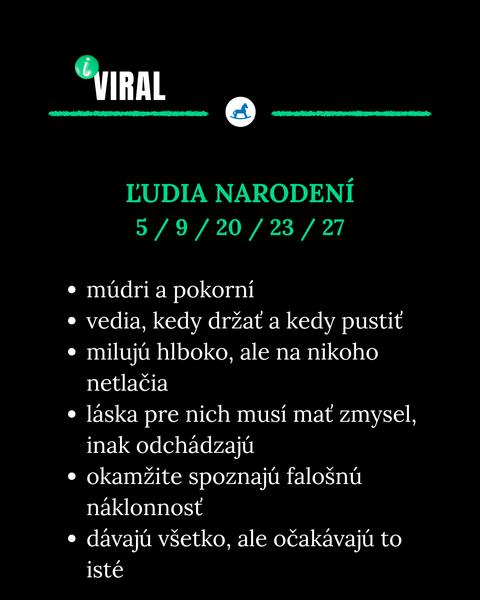 Dátum narodenia a vzťahy: sedia na teba tieto opisy?