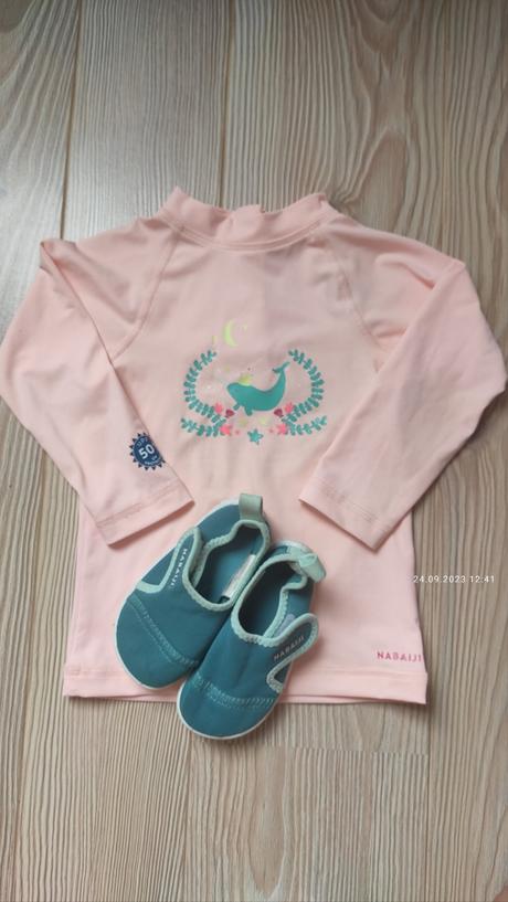 Uv tričko a topánky do vody, nabaiji,22